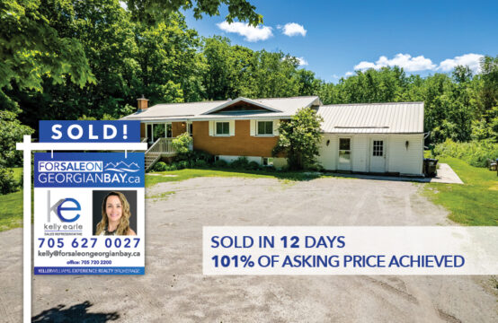 SOLD! 4209 Hogg Valley Road, Tay Township, ON